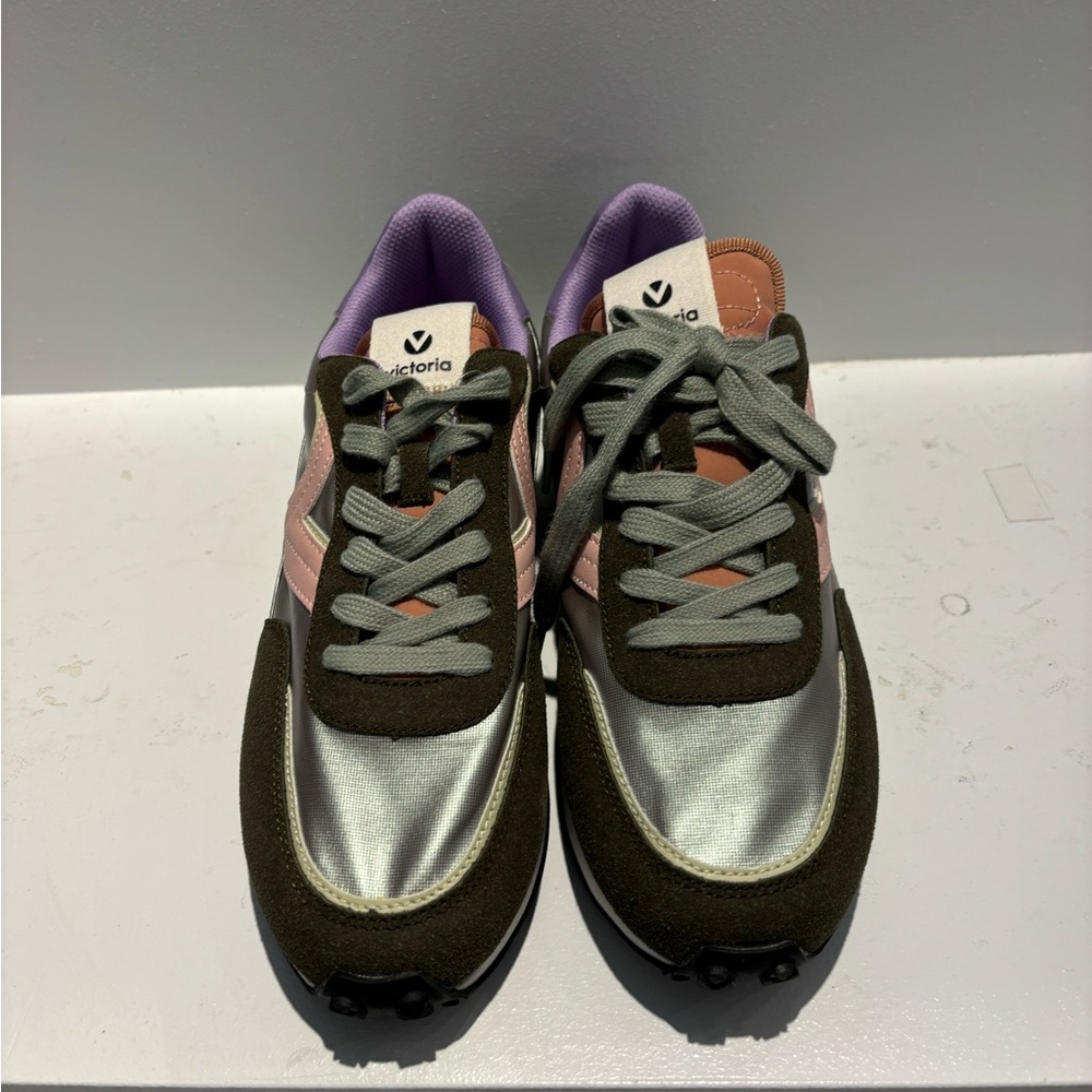 Victoria Astro Nylon Metal Sneakers 40 - Picture 2 of 6